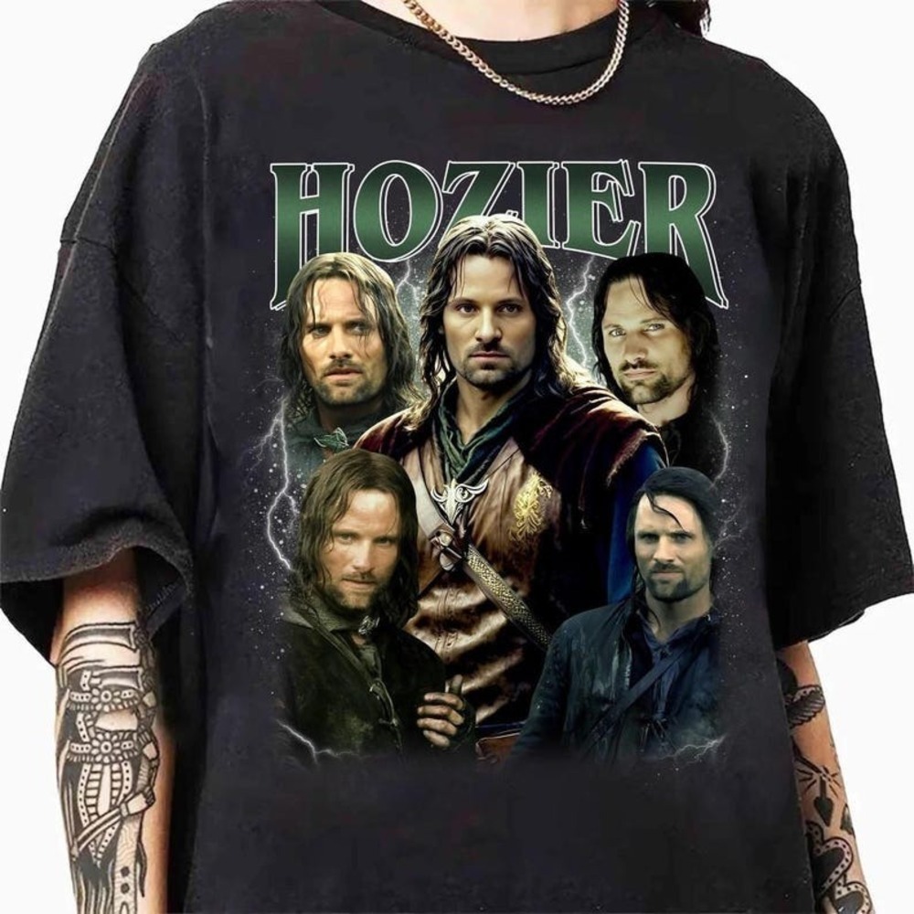 Hozier Aragon Wash Oversized Shirt AragornBootleg Shirt